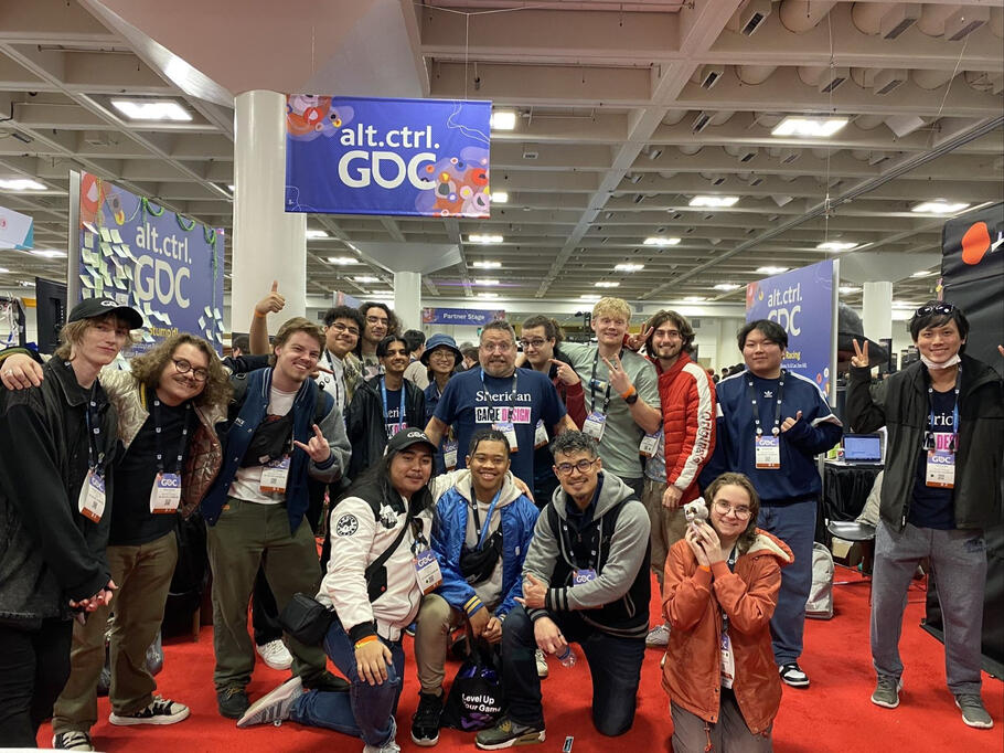 All Sheridan College teams that attended Alt.Ctrl GDC, pictured with Jeffrey Pisadny.