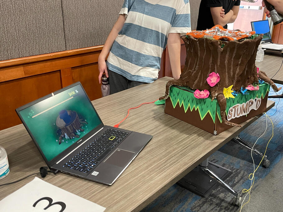 Stump'd being showcased at Sheridan after Design Week.